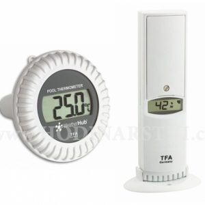 Bezdrátové čidlo teploty a vlhkosti s bazénovým čidlem TFA 30.3310.02 pro WEATHERHUB