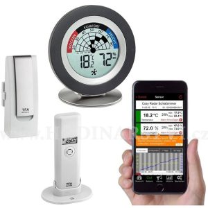 Bezdrátový monitor klimatu TFA 31.4008.02 WEATHERHUB – startovní balíček č. 8