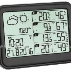 Meteostanice se třemi senzory teploty/vlhkosti TFA 35.1142.01 VIEW