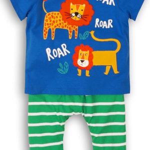 Kojenecký set chlapecký – tričko a kalhoty, Minoti, Turtle 6, kluk – 74/80 | 9-12m