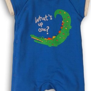 Overal letní bavlněný, Minoti, Turtle 7, modrá – 68/74 | 6-9m