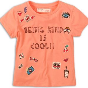 Tričko dívčí s krátkým rukávem, Minoti, Whoa 6, růžová – 98/104 | 3/4let