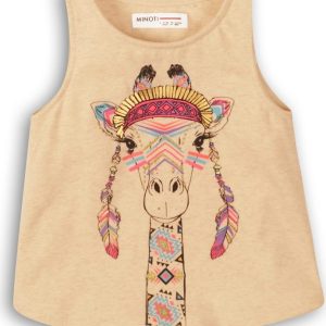 Tílko dívčí, Minoti, Hyper 2, béžová – 152/158 | 12/13let