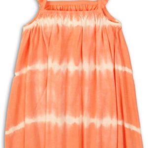 Šaty dívčí bavlněné, Minoti, Hyper 3, oranžová – 98/104 | 3/4let