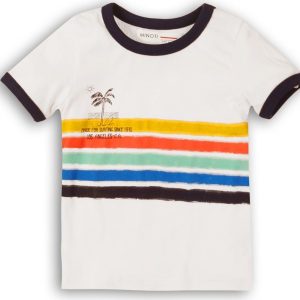 Tričko chlapecké s krátkým rukávem, Minoti, 1TRING 4, bílá – 74/80 | 9-12m