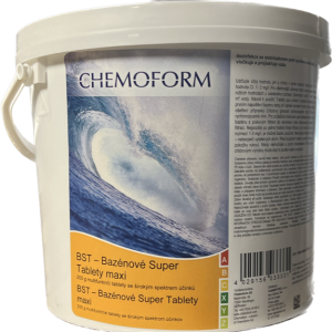 Vagnerpool BST 3kg – multifunkční tablety 5v1 do bazénu, CHEMOFORM