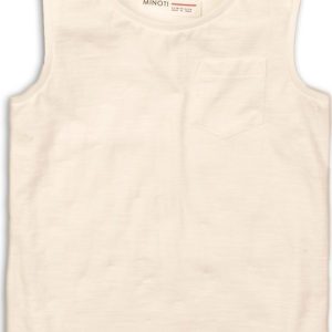 Tílko chlapecké, Minoti, 1VEST 1, bílá – 98/104 | 3/4let