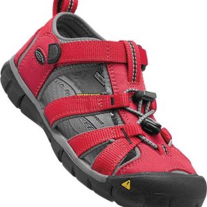 Dětské sandály SEACAMP II CNX, racing red/gargoyle, Keen, 1014470, červená – 39