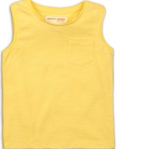 Tílko chlapecké, Minoti, 1VEST 8, žlutá – 98/104 | 3/4let