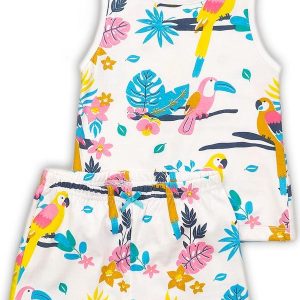 Pyžamo dívčí krátké, Minoti, PYJA 35, holka – 128/134 | 8/9let