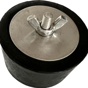 Vagnerpool Gumová černá zátka trysky – úzávěr pro zazimování  1 1/2" (4,2cm)