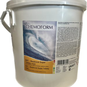 BST 10kg – multifunkční tablety 5v1 do bazénu – CHEMOFORM Blue Star Tablety