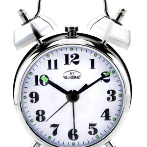 Mechanický budík BT NB07-801S stříbrný