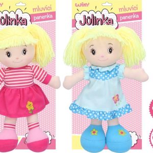 Mluvící panenka Jůlinka 40 cm (český obal, mluví česky), Wiky, W005105