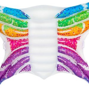 Nafukovací lehátko – duhový motýl, 294×193 cm, Bestway, W004718