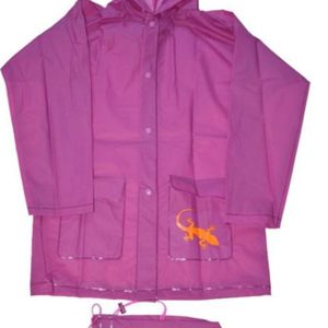 pláštěnka Salamander + pytlík, Pidilidi, PL0045-03, růžová – 92 | 2roky