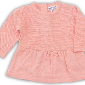 Šaty kojenecké úpletové, Minoti, BUNNY 2, růžová – 86/92 | 18-24m