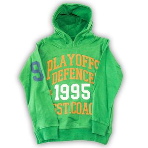 Mikina chlapecká s kapucí, Minoti, NINETY 2, zelená – 110/116 | 5/6let