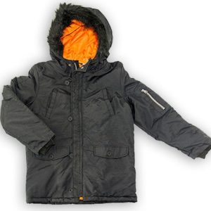 Kabát chlapecký Parka, Minoti, WORD 3, černá – 98/104 | 3/4let