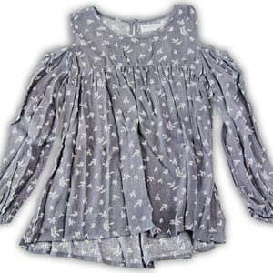 Halenka dívčí s holými rameny, Minoti, ARTISAN 4, černá – 98/104 | 3/4let