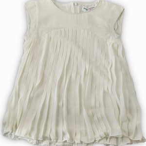 Halenka dívčí skládaná, Minoti, REDRUM 3, bílá – 98/104 | 3/4let