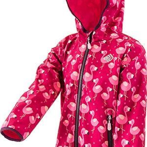 dívčí softshellová bunda s potiskem a pevnou kapucí, PiDiLiDi, PD1072-01, holka – 68/74 | 6-9m