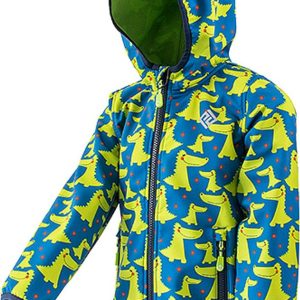 chlapecká softshellová bunda s potiskem a pevnou kapucí, PiDiLiDi, PD1072-02, kluk – 68/74 | 6-9m