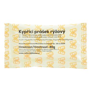Natural Jihlava Kypřicí prášek rýžový 40 g
