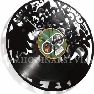 Hodiny Discoclock 009 Think green 30cm