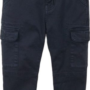 Kalhoty chlapecké s elastanem, Minoti, 3BCOMBAT 1, modrá – 98/104 | 3/4let