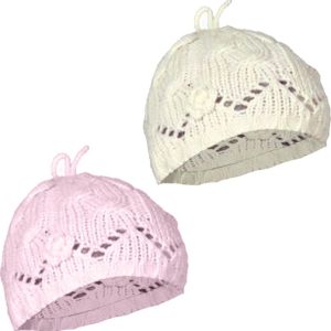 čepice pletená, Bugga, PD0379, holka, set 2ks – 1/2let | 1/2let