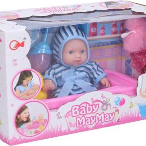 Miminko s vaničkou a příslušenstvím 20 cm, Wiky, W006668