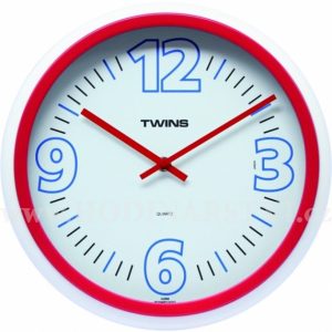 Hodiny Twins 2896 red 31cm