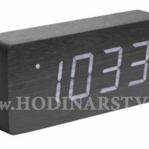 LED budík – hodiny Karlsson 5654BK 21cm