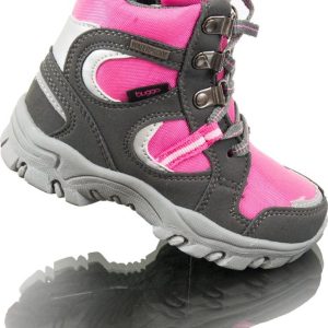 boty zimní nepromokavá membrána, Bugga, B00130-03, růžová – 26