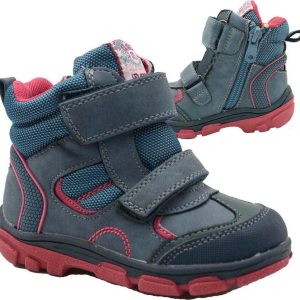 boty dětské zimní, Bugga, B00143-04, modrá – 22