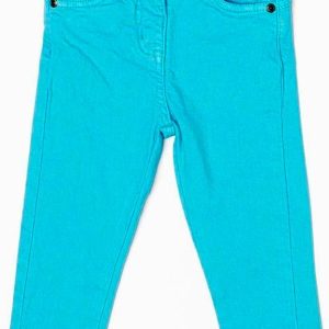 Kalhoty dívčí, Minoti, GLITTER 9, tyrkysová – 92/98 | 2/3let