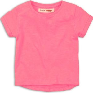 Tričko dívčí s krátkým rukávem, Minoti, 2SLUBT07, růžová – 152/158 | 12/13let
