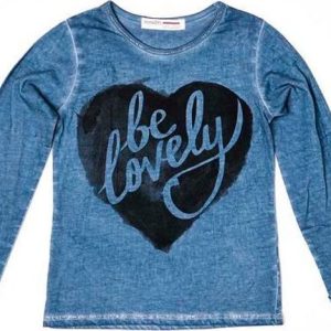 Tričko dívčí s dlouhým rukávem, Minoti, SHADOW 5, modrá – 98/104 | 3/4let