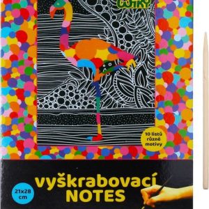 Vyškrabovací notes 21x28cm / 10 listů, W011367