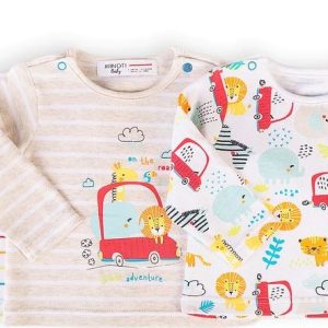 Tričko kojenecké s dlouhým rukávem 3pack, Minoti, Car 8, bílá – 62/68 | 3-6m