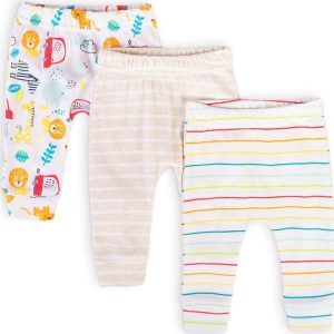Kalhoty kojenecké 3pack, Minoti, Car 11, bílá – 62/68 | 3-6m