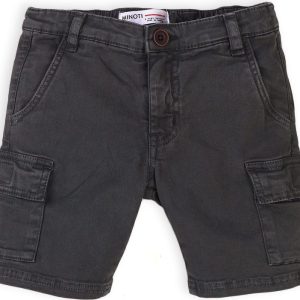 Kraťasy chlapecké kapsáčové, Minoti, 5COMBATS 2, šedá – 98/104 | 3/4let
