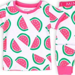 Pyžamo dívčí s krátkým rukávem, Minoti, TG PYJ 4, růžová – 80/86 | 12-18m