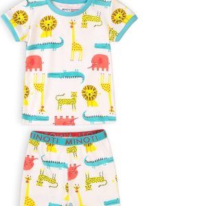 Pyžamo chlapecké krátké, Minoti, TB PYJA 7, kluk – 80/86 | 12-18m