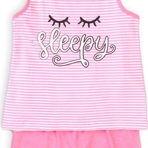 Pyžamo dívčí krátké, Minoti, KG PYJ 19, růžová – 152/158 | 12/13let