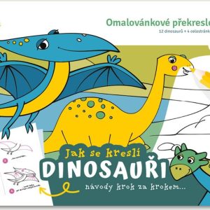 Pracovní sešit Učím se malovat – Dinosauři, Kresli.to, W011346