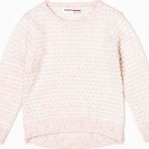 Svetr dívčí, Minoti, BERRY 8, růžová – 98/104 | 3/4let