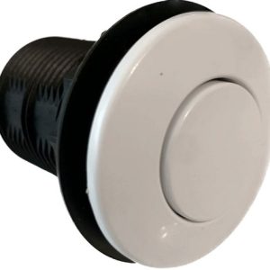 Vagnerpool Pneumatické tlačítko spínání protiproudu – bílé, rovné