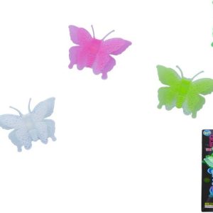 Motýl svítící ve tmě 6ks, W010902